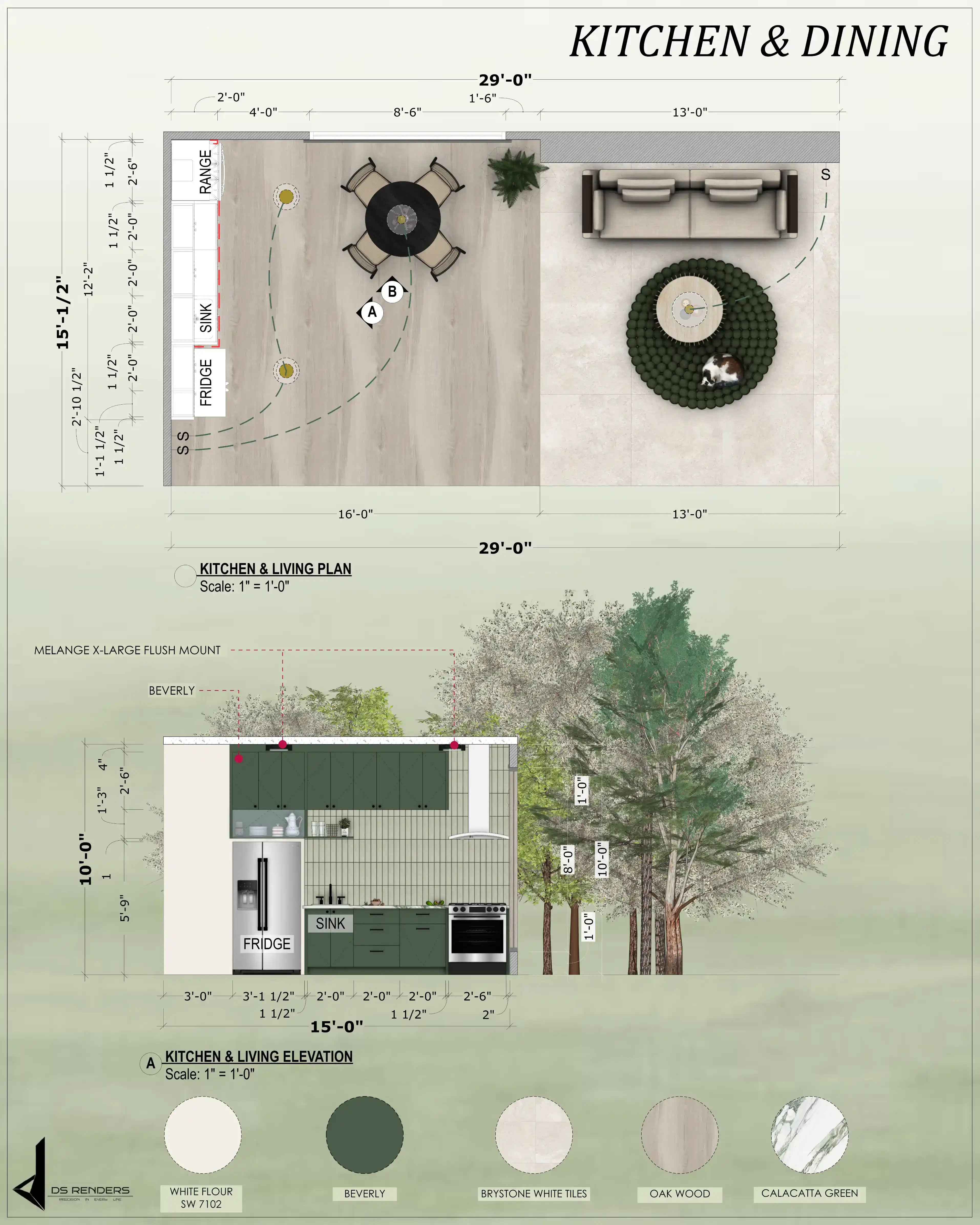 The Evergreen Living Kitchen