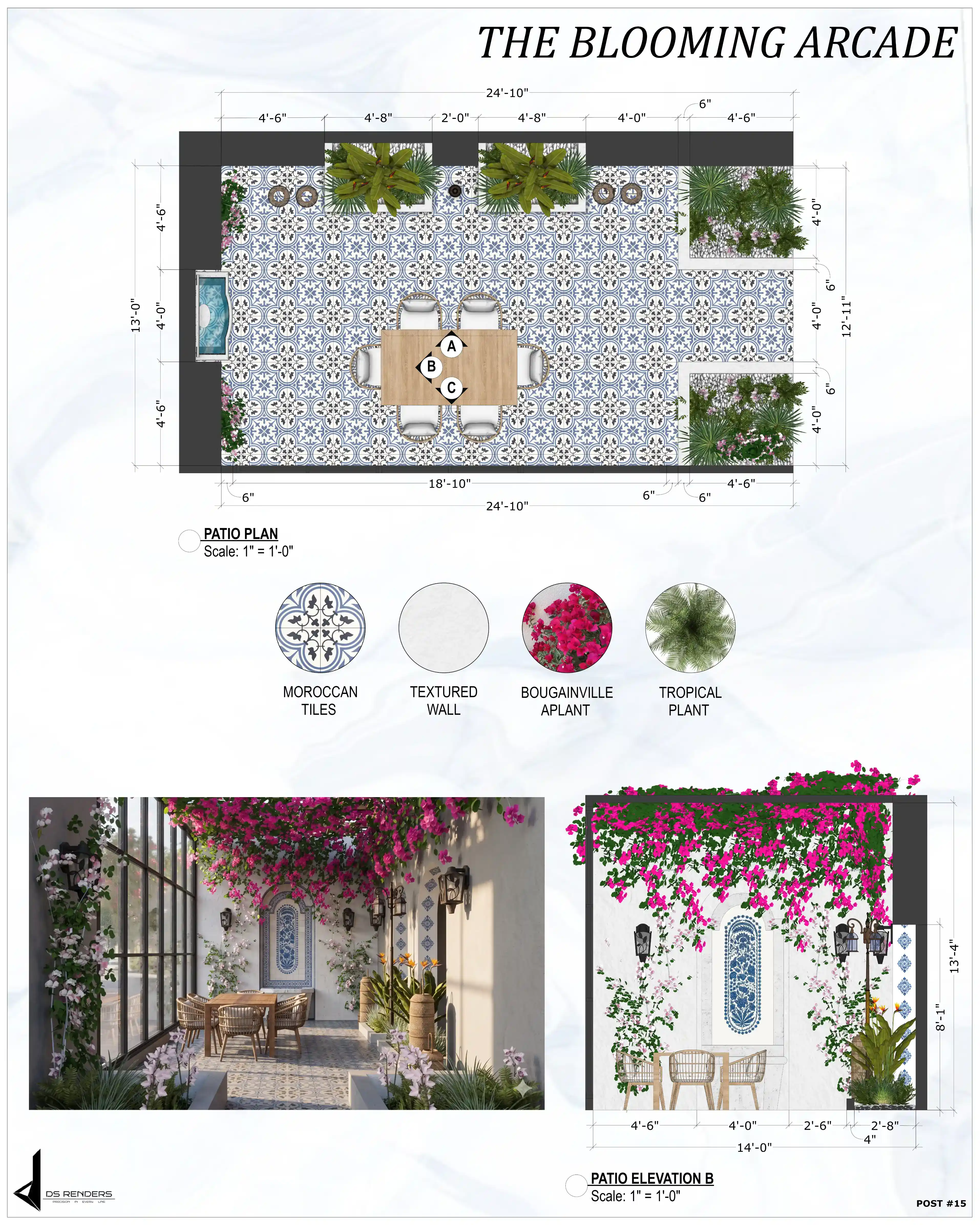 The Blooming Arcade